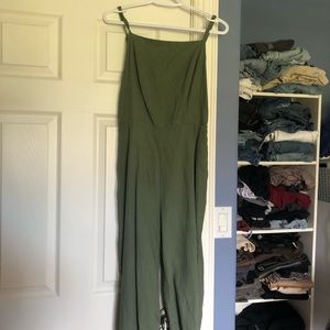 Green jumpsuit